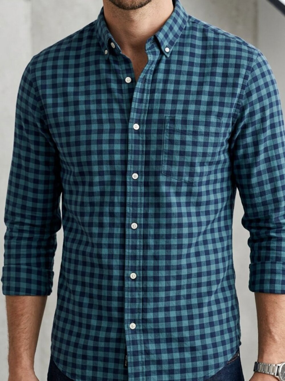 J.Crew Men's Slim Fit Stretch Button Down Shirt